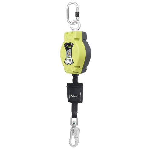 Kratos Complete set valbeveiliging Comfort-Plus Allround Valstopblok 6m Werkpositielijn 2m Leeflijn in elastische band