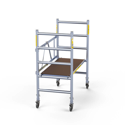 Kamersteiger 75 x 150 x 3 meter werkhoogte Met verstelbare Wielen