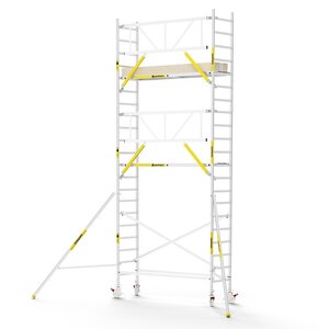 MAANDDEAL: Panthera PRO met enkele voorloopleuning 75x245x7,2m werkhoogte carbon vloer