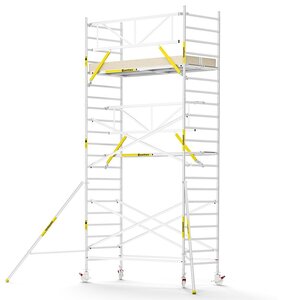 MAANDDEAL: Panthera PRO met enkele voorloopleuning 135x305x7,2m werkhoogte carbon vloer