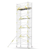 MAANDDEAL: Panthera PRO met enkele voorloopleuning 135x305x10,2m werkhoogte carbon vloer