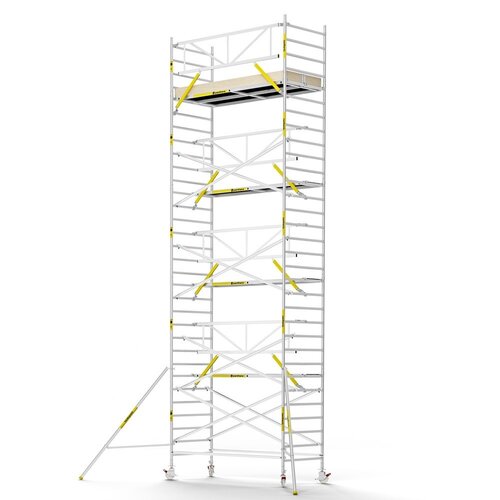 MAANDDEAL: Panthera PRO met enkele voorloopleuning 135x305x10,2m werkhoogte carbon vloer