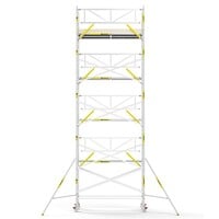 MAANDDEAL: Panthera PRO met enkele voorloopleuning 135x305x10,2m werkhoogte carbon vloer