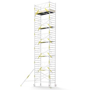 MAANDDEAL: Panthera PRO met enkele voorloopleuning 135x245x12,2m werkhoogte carbon vloer