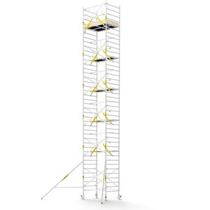MAANDDEAL: Panthera PRO met enkele voorloopleuning 135x185x13,2m werkhoogte carbon vloer