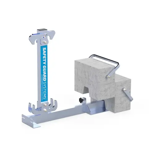 Euroscaffold SGS Slim Plus dakrandbeveiliging 24 mtr complete set plat dak