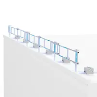 Euroscaffold SGS Slim dakrandbeveiliging 15 mtr complete set plat dak Euroscaffold SGS Slim dakrandbeveiliging 15 mtr complete set plat dak
