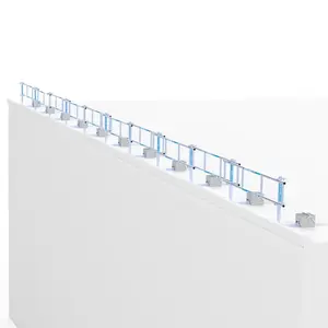 Euroscaffold SGS Slim dakrandbeveiliging 30 mtr complete set plat dak Euroscaffold SGS Slim dakrandbeveiliging 30 mtr complete set plat dak