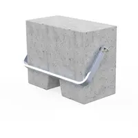 Euroscaffold SGS Slim (Plus) dakrandbeveiliging betonblok plat dak Euroscaffold SGS Slim (Plus) dakrandbeveiliging betonblok plat dak
