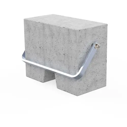 Euroscaffold SGS Slim (Plus) dakrandbeveiliging betonblok plat dak