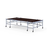 Panthera Stukadoors werkplatform laag 190x400 3m werkhoogte