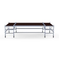 Panthera Stukadoors werkplatform laag 190x400 3m werkhoogte