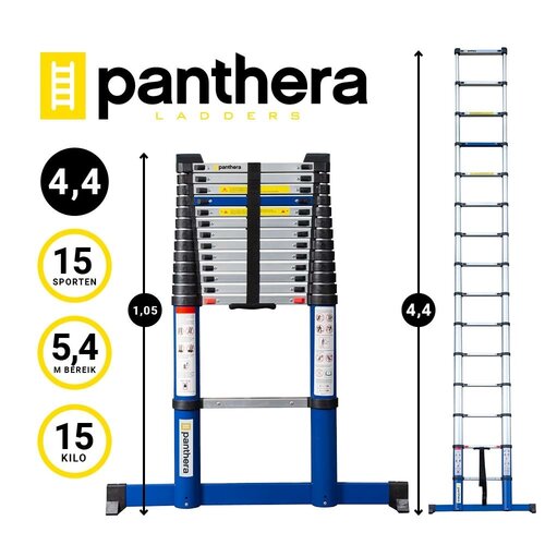 Telescoopladder 4,4 meter