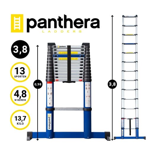 Telescoopladder 3,8 meter
