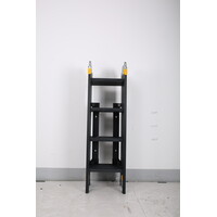 Vouwladder 4x4 met wieltjes en platform Vouwladder 4x4 met wieltjes en platform