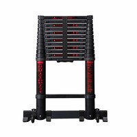 Telescoopladder black 3,2 meter Telescoopladder black 3,2 meter