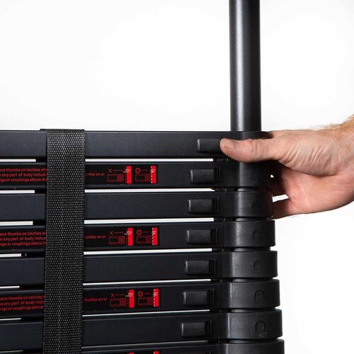 Telescoopladder black 3,2 meter