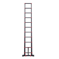 Telescoopladder Black/Red 3,2 meter Telescoopladder Black/Red 3,2 meter