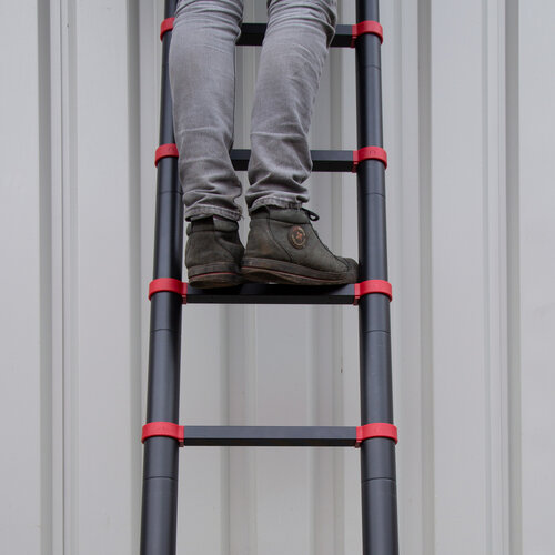 Telescoopladder Black/Red 3,2 meter