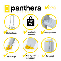 Panthera Premium dubbele trap 2x8 treden Panthera Premium dubbele trap 2x8 treden
