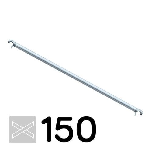 Diagonale schoor 140 cm