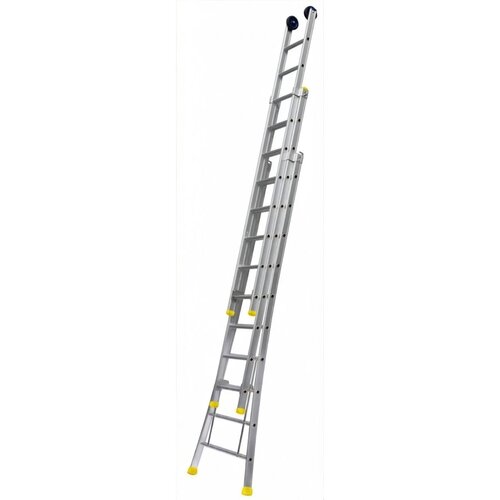 Panthera Opsteek ladder 3x14 uitgebogen geanodiseerd + toprollen