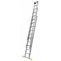 Panthera Opsteek ladder 3x14 recht met stab.balk M07 + toprollen Panthera Opsteek ladder 3x14 recht met stab.balk M07 + toprollen