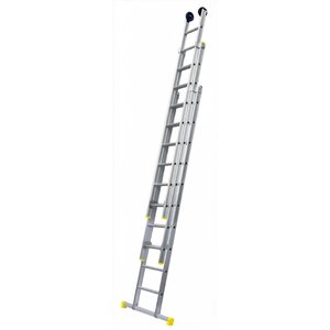 Panthera Opsteek ladder 3x14 recht met stab.balk M07 + toprollen Panthera Opsteek ladder 3x14 recht met stab.balk M07 + toprollen