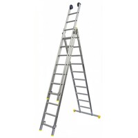 Panthera Reform ladder 3x7 recht met stabiliteitsbalk M06 Panthera Reform ladder 3x7 recht met stabiliteitsbalk M06