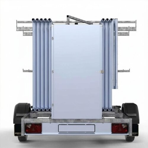 Panthera Afsluitbare Steigeraanhanger + Basic Rolsteiger 135 x 190 x 10,2m werkhoogte