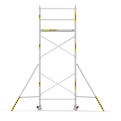 Panthera Afsluitbare Steigeraanhanger + Basic Rolsteiger 135 x 190 x 6,2m werkhoogte