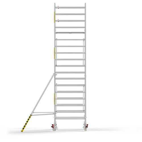 Panthera Afsluitbare Steigeraanhanger + Basic Rolsteiger 135 x 190 x 6,2m werkhoogte