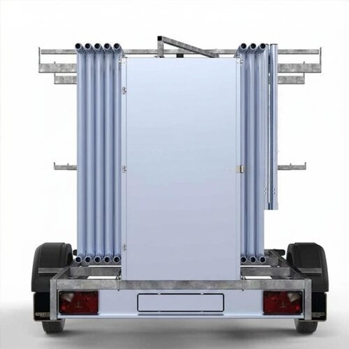 Panthera Afsluitbare Steigeraanhanger + Basic Rolsteiger 135 x 190 x 8,2m werkhoogte