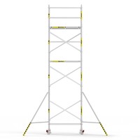 Panthera Afsluitbare Steigeraanhanger + Basic Rolsteiger 135 x 190 x 8,2m werkhoogte