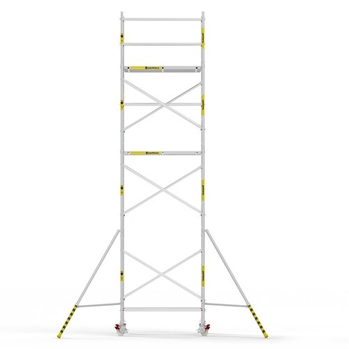 Panthera Afsluitbare Steigeraanhanger + Basic Rolsteiger 135 x 190 x 8,2m werkhoogte
