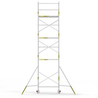 Panthera Afsluitbare Steigeraanhanger + Basic Rolsteiger 135 x 190 x 9,2m werkhoogte