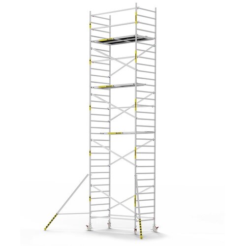 Panthera Afsluitbare Steigeraanhanger + Basic Rolsteiger 135 x 250 x 10,2m werkhoogte