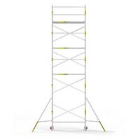 Panthera Afsluitbare Steigeraanhanger + Basic Rolsteiger 135 x 250 x 10,2m werkhoogte
