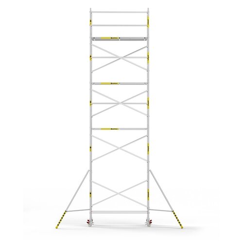 Panthera Afsluitbare Steigeraanhanger + Basic Rolsteiger 135 x 250 x 10,2m werkhoogte
