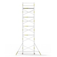 Panthera Afsluitbare Steigeraanhanger + Basic Rolsteiger 135 x 250 x 12,2m werkhoogte