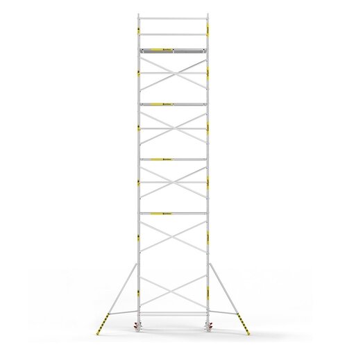 Panthera Afsluitbare Steigeraanhanger + Basic Rolsteiger 135 x 250 x 12,2m werkhoogte