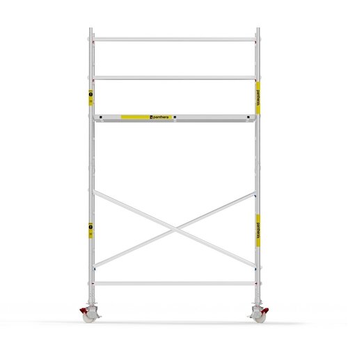 Panthera Afsluitbare Steigeraanhanger + Basic Rolsteiger 135 x 250 x 5,2m werkhoogte