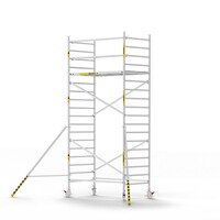 Panthera Afsluitbare Steigeraanhanger + Basic Rolsteiger 135 x 250 x 6,2m werkhoogte