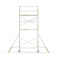 Panthera Afsluitbare Steigeraanhanger + Basic Rolsteiger 135 x 250 x 7,2m werkhoogte
