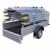 Panthera Steigeraanhanger + Basic Rolsteiger 135 x 250 x 8,2m werkhoogte