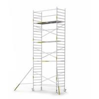 Panthera Afsluitbare Steigeraanhanger + Basic Rolsteiger 135 x 250 x 9,2m werkhoogte