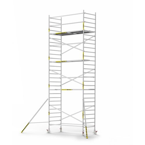 Panthera Afsluitbare Steigeraanhanger + Basic Rolsteiger 135 x 250 x 9,2m werkhoogte