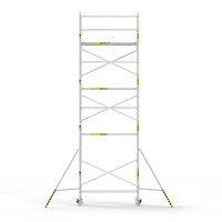 Panthera Afsluitbare Steigeraanhanger + Basic Rolsteiger 135 x 250 x 9,2m werkhoogte