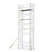 Panthera Afsluitbare Steigeraanhanger + Basic Rolsteiger 135 x 305 x 10,2m werkhoogte