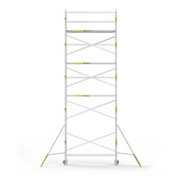 Panthera Afsluitbare Steigeraanhanger + Basic Rolsteiger 135 x 305 x 10,2m werkhoogte